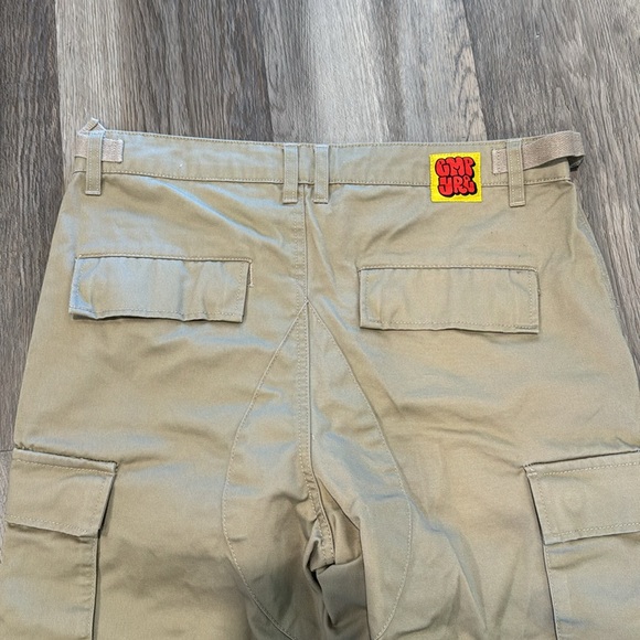 Empyre Kids Loose Fit Khaki Cargo Skate Pants - Picture 4 of 4